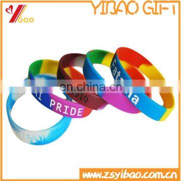 Promotion custom silicone wristband /wholesale silicone bracelet