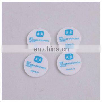 BSCI SGS factory High Quality Promotional printed plastic trolley token coin