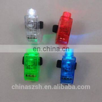 Led light up different color finger lights with optical fiber for party