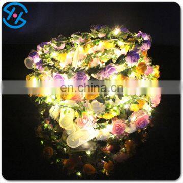 LED lighting garland Rose Flower for party