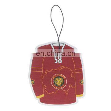 soccer club custom design print paper air freshener car perfume