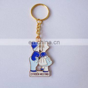 love me forever wedding party souvenir gifts customized soft enamel metal keychain