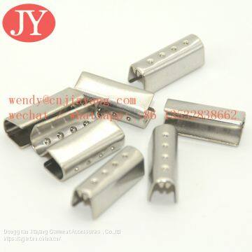 jiayang drawcord strings 15mm cord crimps aglet tips