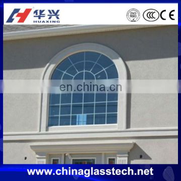 Australia standard New design frosted /tempered glass many colors available pvc frame round window