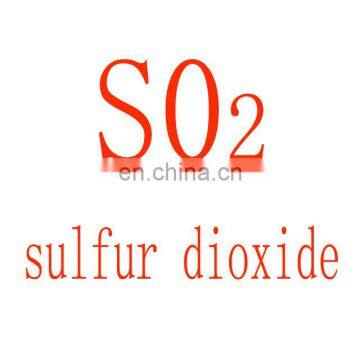 High purity 99.999% liquid SO2 gas sulfur dioxide