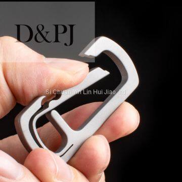 Lightweight Bottle Opener Titanium Key Chain photo-2