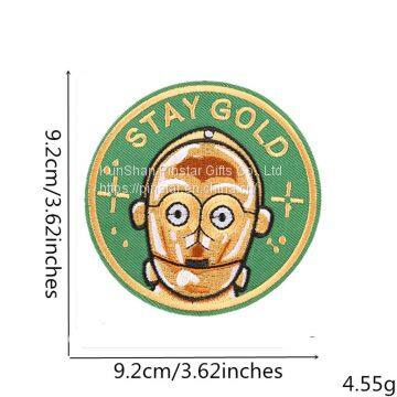 Round-shaped Applique Embroidered Iron Patch photo-2