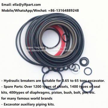 Atlas Copco 3315287090 membrane hydraulic breaker hammer spare parts Cat diaphragm excavator parts SB202 SEAL KIT 3315 2870 90 sealing oil