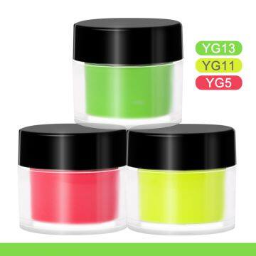 High quantity liquid acrylic nails nail art pigment neon color dipping powder