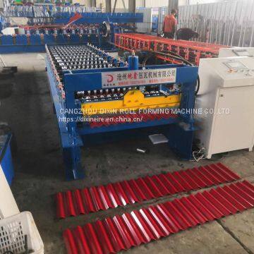 China Products Corrugated Aluminium Zinc Roll Sheet Tile Making Forming Roofing Machine photo-3