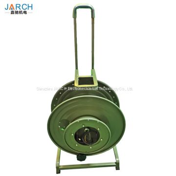 100m~1000m Movable Portable Fiber Optic Tactical Optical Cable Reel Drum