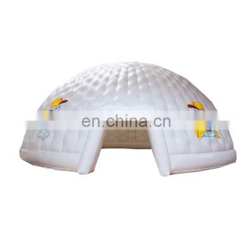 12mD Customized outdoor white inflatable dome tents for vents