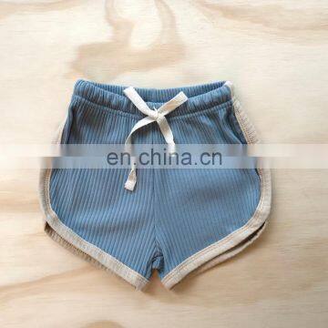Wholesale Factory Direct Onesie New Summer Baby Boys Girls Ribbed Shorts photo-5