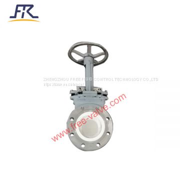 Manual operation Wafer Short Type Ceramic Scum Slurry Gate Valve