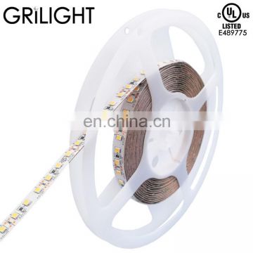 High cri 120leds per meter ra80 smd 2835 warm white ul approved led strip