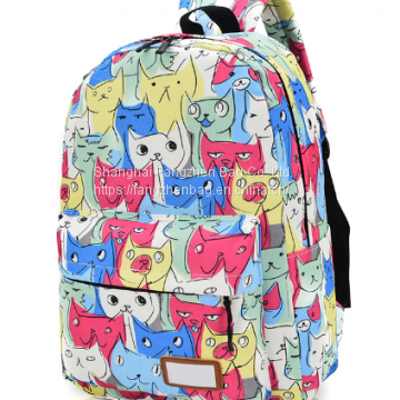 Fashionable Polyester Nice College Backpacks Girl School Bags photo-3