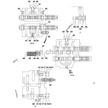 FOMI LJ00981 CX460 CX470C CX490C CX500C CX470B Valve Pressure Relief