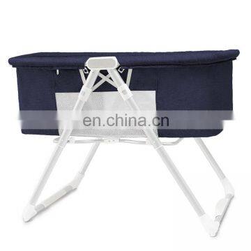 2 in 1 Lightweight Travel Cradle Detachable & Washable Mattress Rocking Bassinet Portable Crib for Newborn Baby photo-3