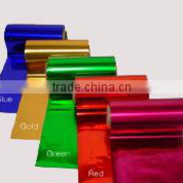 new arrive iridescent Hot stamping foil for textile/pu/pvc/genuine leather menufacturer in china