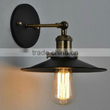 industrial vinatge metal wall lamp matching edison light bulb