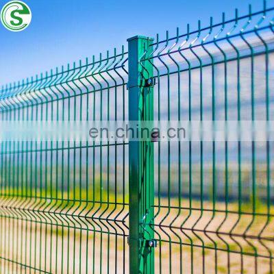 Export to America 4 curves welded mesh panels border garden fencing