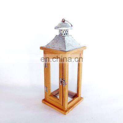 Wholesale China Votive Lantern Vintage Pillar Wooden Votive Candle Lantern Glass