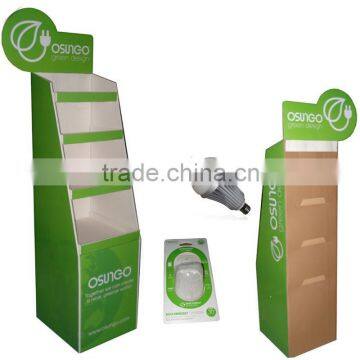 Supermarket Promotion Corrugated Cardboard Display Case Stand photo-5