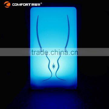 portable bar use colorful led light bar table lamp