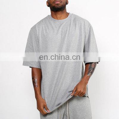 S-4XL Oversize Hip Hop Summer Customize Logo Solid Casual Tee T-Shirt For Men