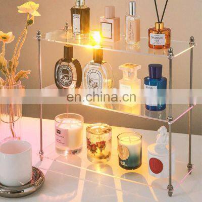 Bathroom Shelves Gold Modern Luxury Nordic Furniture Bathroom Storage Holder Rack 2 3 Tier Stand Bathroom Shelf For organizer