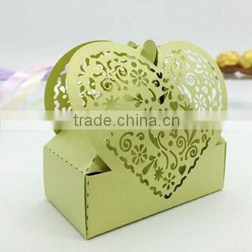 New Ideas Laser Love Heart Favor Gift Wedding Candy Box
