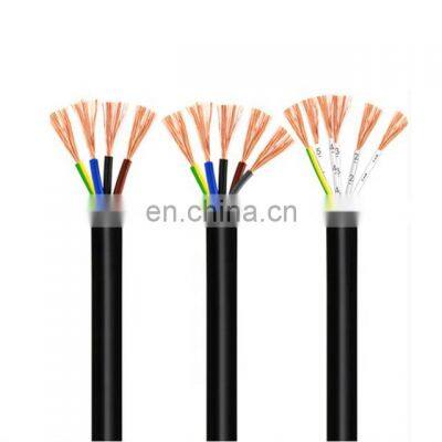 RVV 6 Cores 1.0MM Customizable Wire Electric Power Cable PVC Jacket Sheath Flexible Wires Cables photo-3
