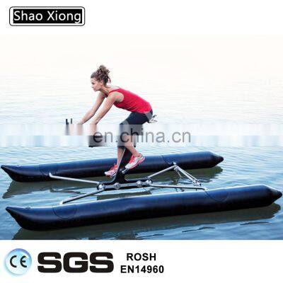 Water Sports Equipment Bike PVC Pontoons Inflatable Water Bike Buoy Bicycle Sea Bike Pedal Riding photo-2