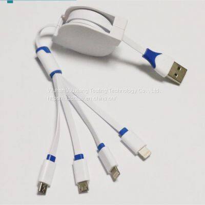 Portable Shrink USB Charging Cable EN55032, EN55035 Test Process