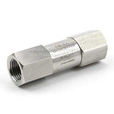 1/3 cracking pressure check valves stainless steel valve instrument check valve from China