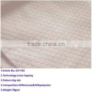 Spunlace Nonwoven Fabric With Equality Surface photo-1