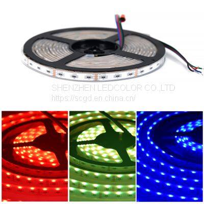 Waterproof IP67 SMD Side Emitting 020 RGB DC24V 12V 60 LEDs/m High Lumen LED Flexible Strip Lights photo-2