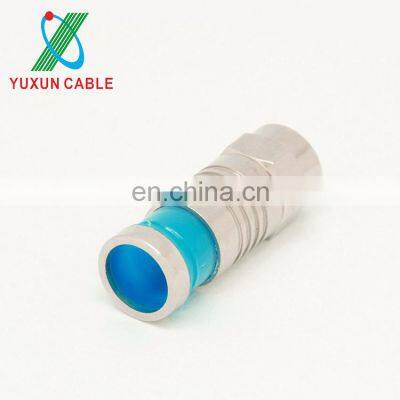 Brass/copper Waterproof RG59 RG6 Compression F Male Connector photo-2