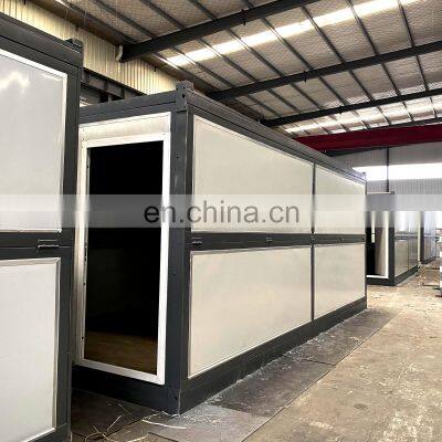 20ft Newest Best Selling Prefabricated Foldable Portable Prefab Folding Container Houses Homes Offices