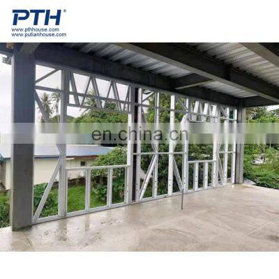 Многоэтажный сборный стальной склад PTH с офисным зданием, длиннопролётная конструкция photo-3