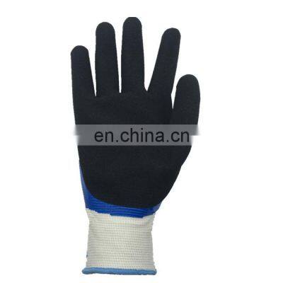 Heavy Duty Blue Nitrile Coated Gloves,nitrile Gloves photo-4