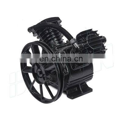 Bison China Exporting 1 Year Warranty 3Hp 2.2Kw 2 Stage Dual 2Head Air Compressor Head Pump