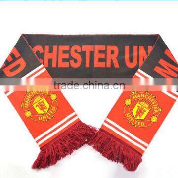 Soccer Fan Scarf, Custom Print Knitted Football Scarf