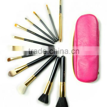 Promotional 12 piece vegan makeup brush set with cheapest price and free samples