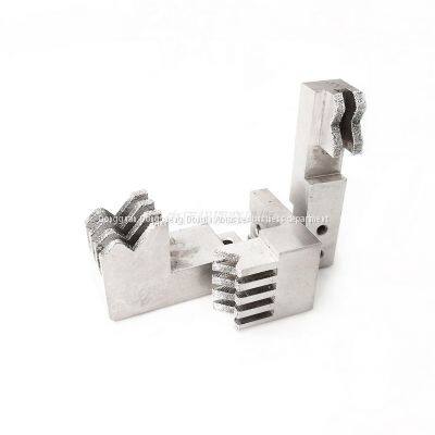 45 # Steel Surface Sandblasting Pull Wire Claw Mold V-groove Electroplating Diamond 100 Mesh photo-3