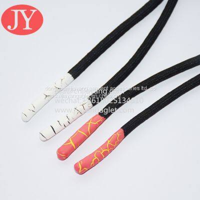 Silicone Dipped Shoelace Tipping Hoodies Drawstring Lace Aglet Dipping Silicone Head photo-4