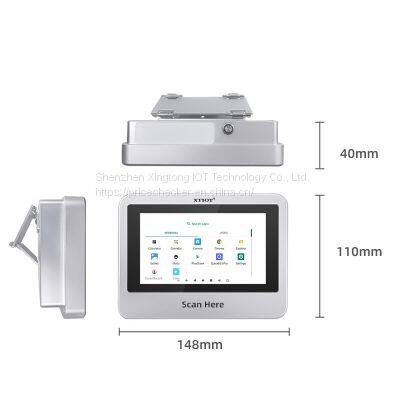 XT802C 48V POE Wholesale Order Machine Presentation Barcode Scanners Smart Shopping Cart Android Price Checker photo-4