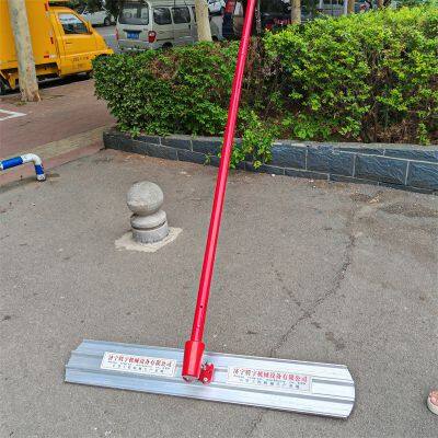 Buy Aluminum-magnesium Alloy Large Trowel for Concrete Wet Pavement Aluminum-magnesium Alloy Large Trowel 1.2m*20cm Wide Quotation Leveling Ruler photo-3