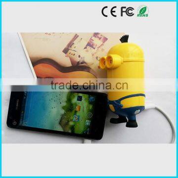 Cartoon Minion Usb Port Power Bank 6600mAh Power Safe Battery Charger photo-3