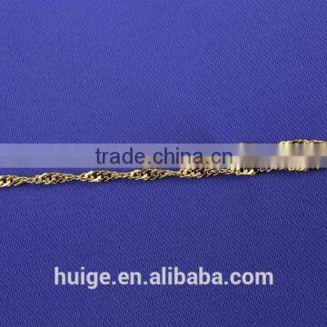 2015 Hot Sale Cross Jewelry Brass Chain Gold Plated Statement Pendant Necklace photo-5